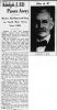 Adolph J. Ell Obituary in 17 Sep 1949 The Wilkes-Barre Record Newspaper